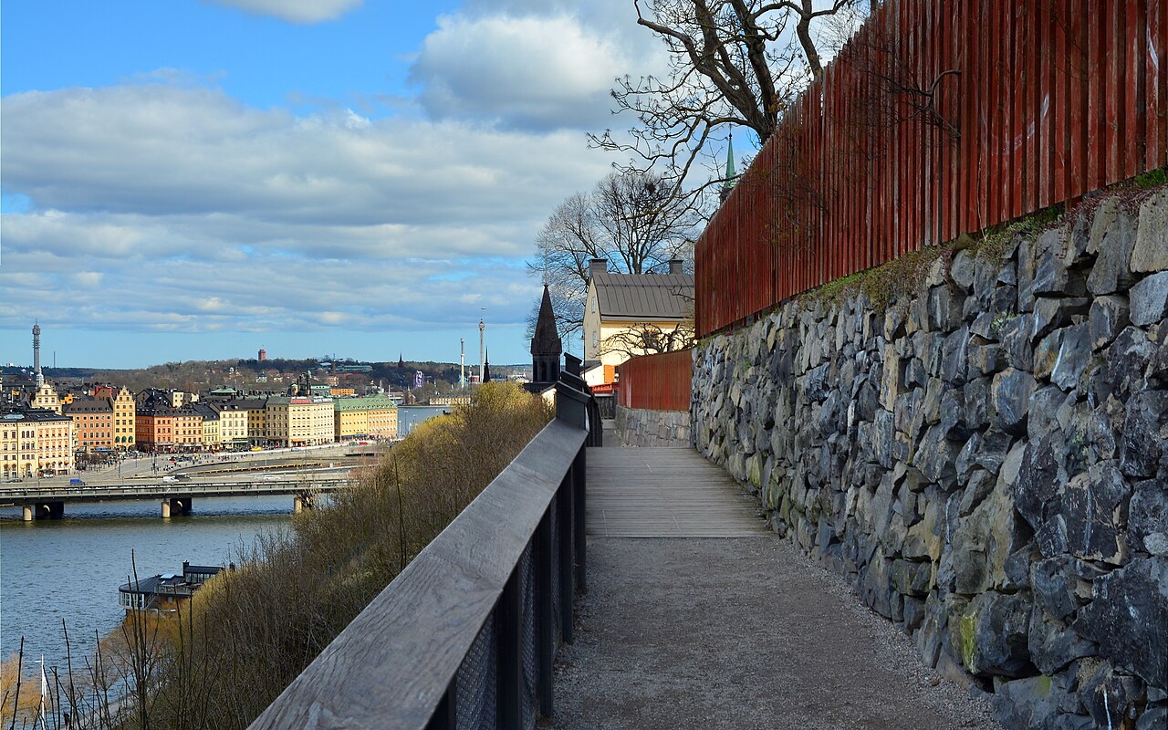 Vedere de pe Monteliusvägen peste Stockholm