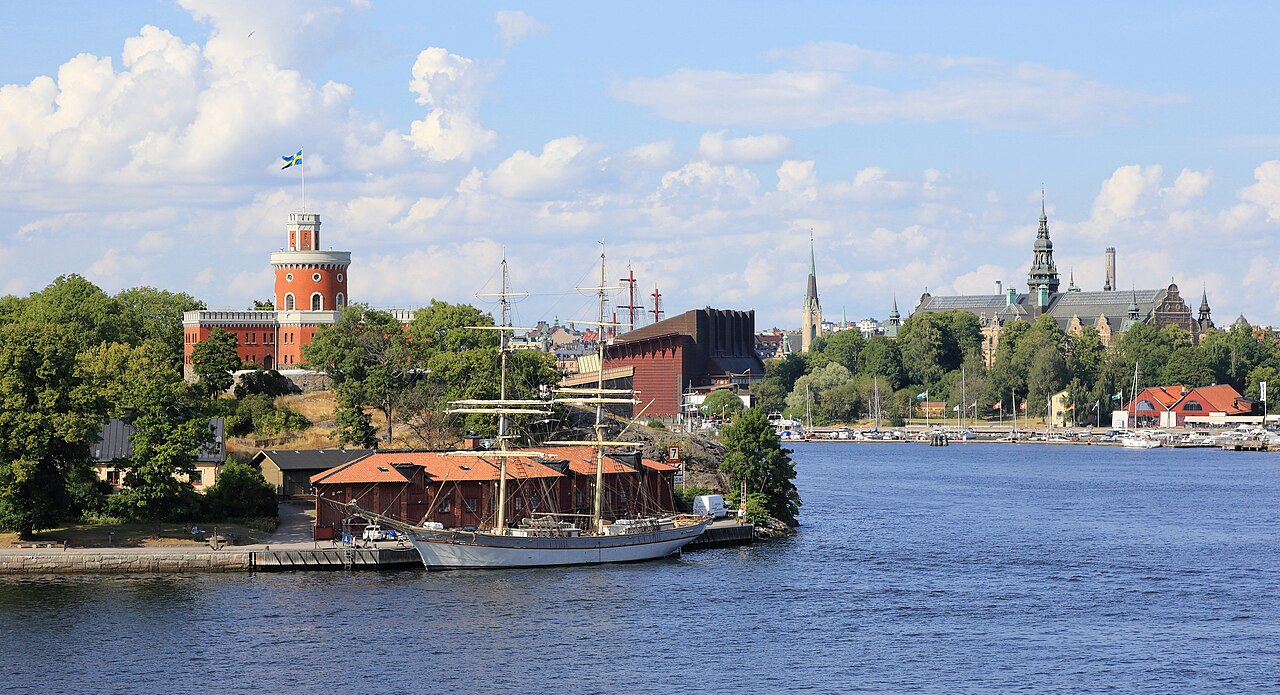 Malul Djurgården cu Vasamuseet