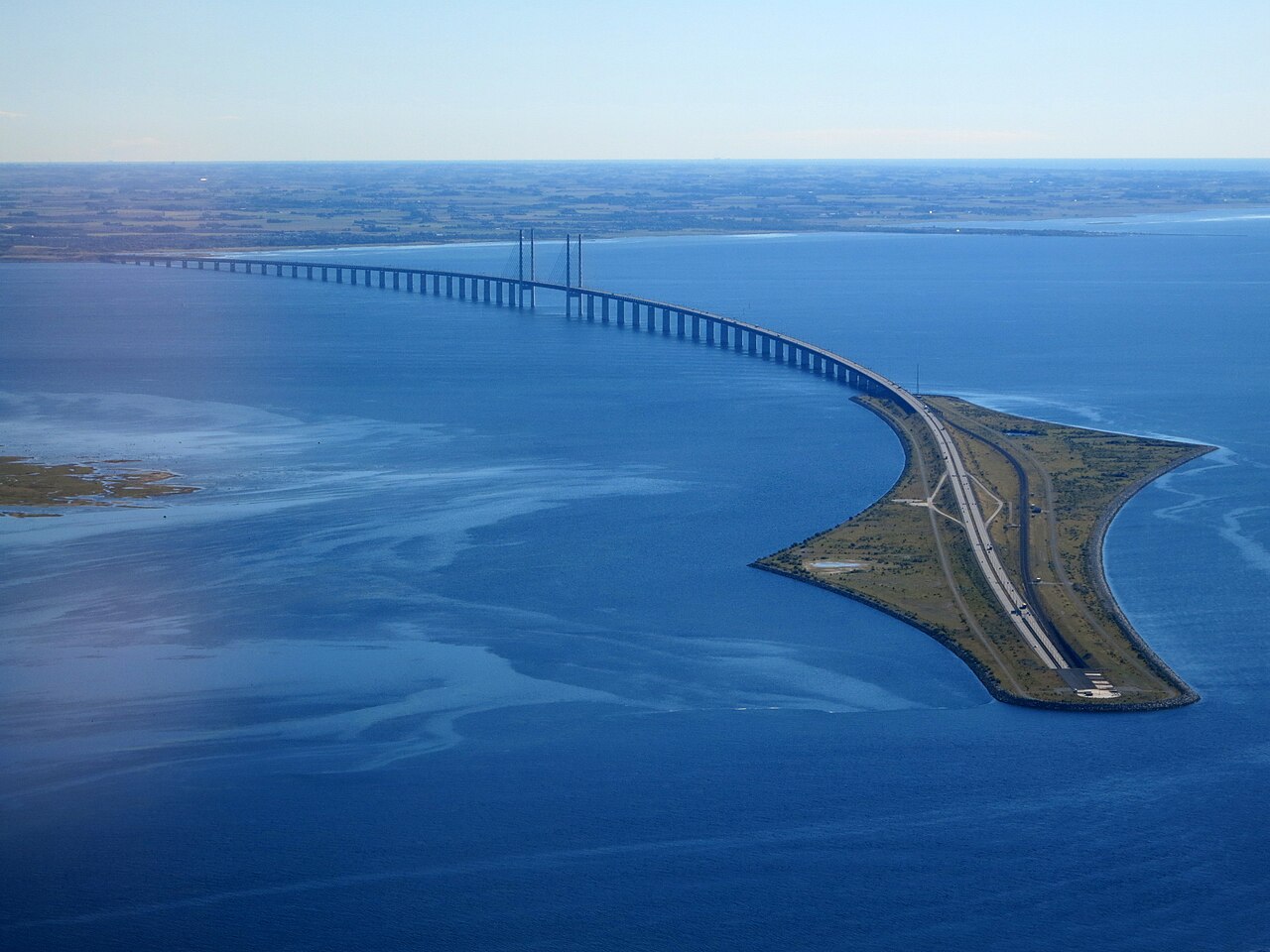 Podul Öresund văzut de sus